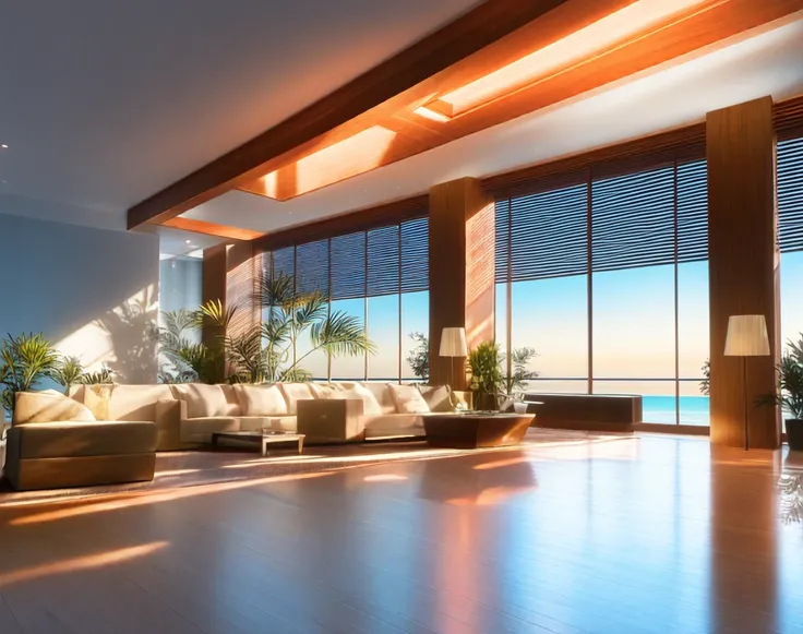 Luxury Beach Resort Interior (Background) (NoobAI) (AD)