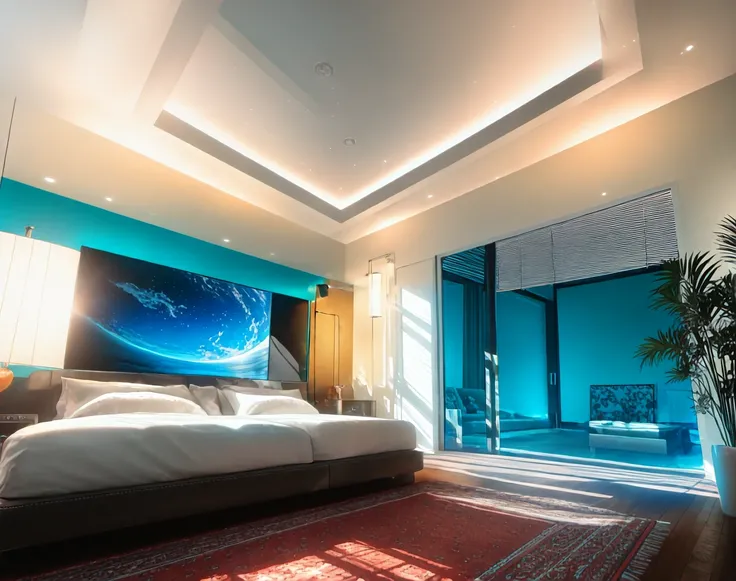 Luxury Beach Resort Bedroom (Background) (NoobAI) (AD)