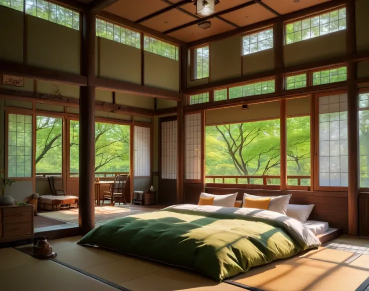 Ryokan Bedroom (Background) (SDXL) (AD)