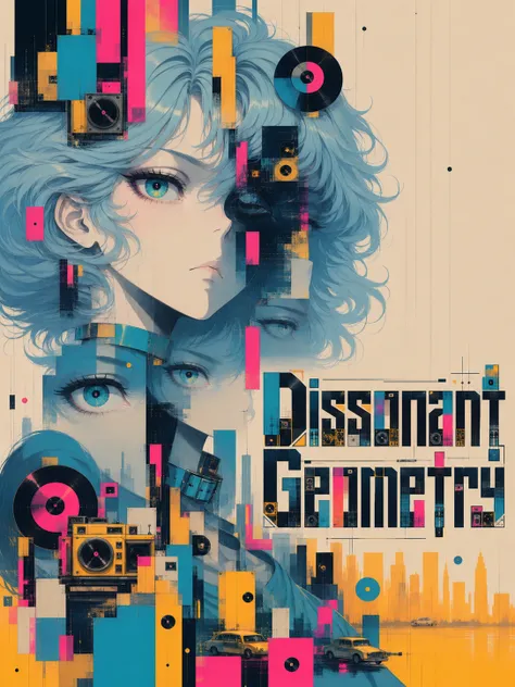 Dissonant Geometry: Experimental Pop Art and Suprematist Influences [Illustrious]