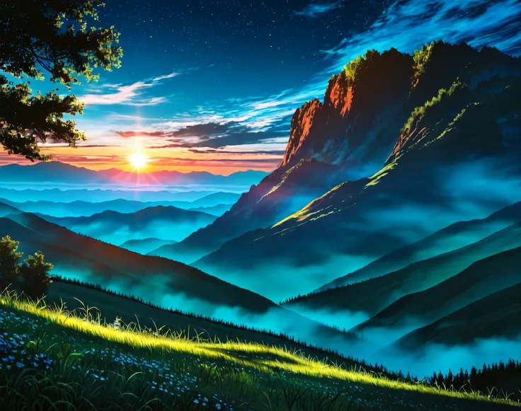Anime Sunrise (Landscape) (NoobAI) (AD)