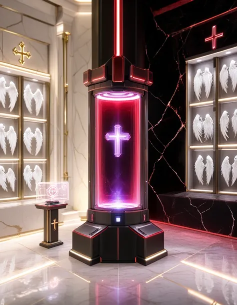 futuristic collector containment vault
