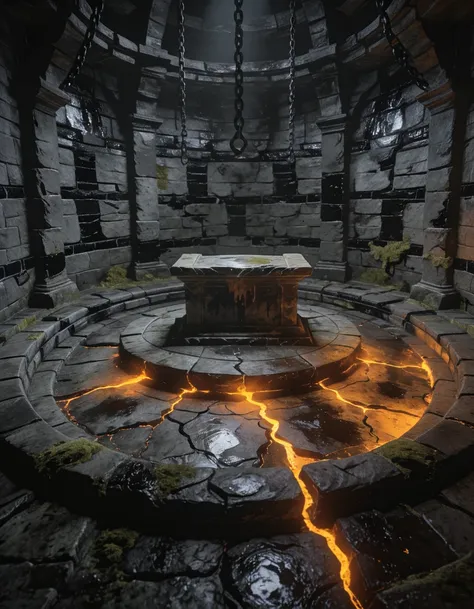 dark fantasy dnd ritual sacrifice chamber illu