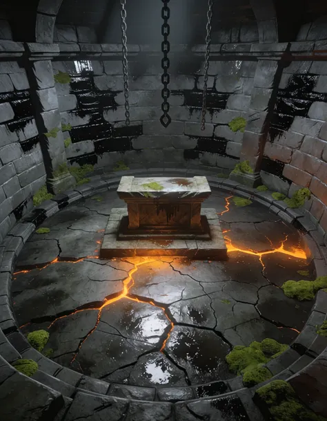 dark fantasy dnd ritual sacrifice chamber