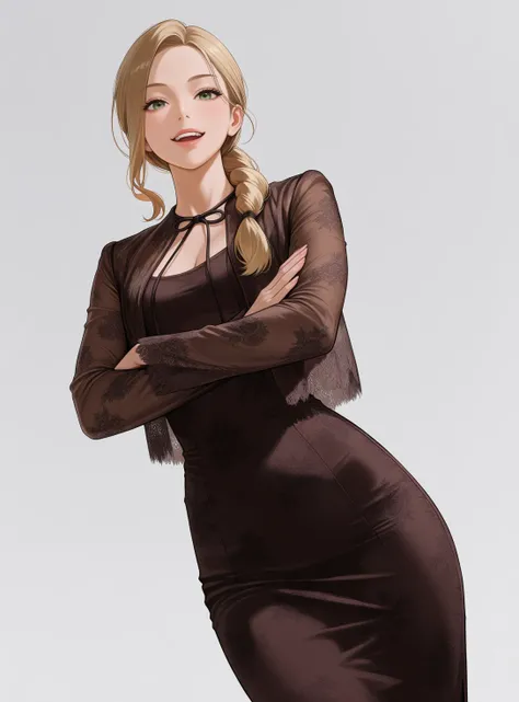 【COSTUME】Brown Dress and Bolero (Illustrious)