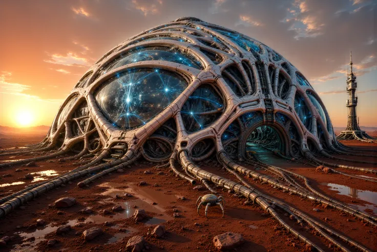 Massive Biomechanical Dome Structure- Flux (thx 4 arrssenne)