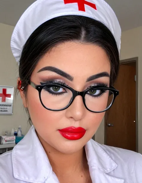 heavy makeup SDXL