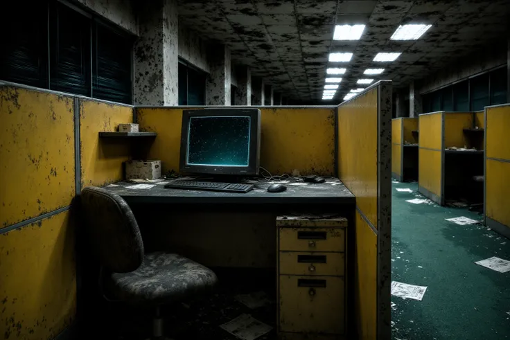 Backrooms Abandoned Office Maze - Flux (thx 4 arrssenne)