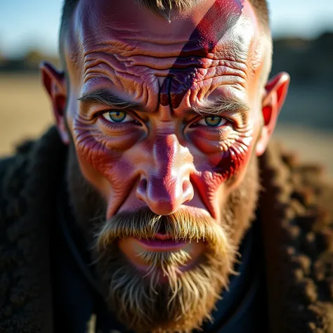 Weathered Skin — Rugged Middle-Age Realism