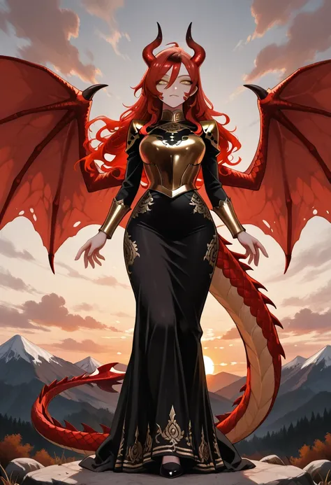 Vaela Emberhart - Fire Dragon Knight (Original Character)