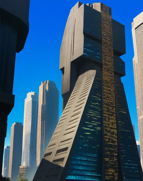 Brutalist Skyscrapers (Buildings) (NoobAI) (AD)