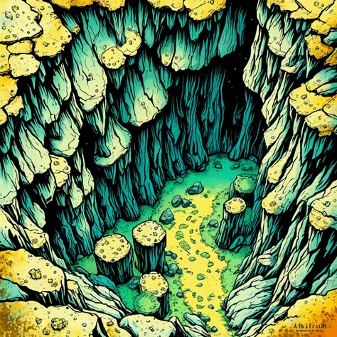 jsolarum_fungal_caves_xl_v1 — Subterranean Cavern Vaults & Caves (SDXL)