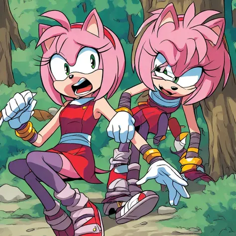 Amy Rose /Sonic Boom Archie comic