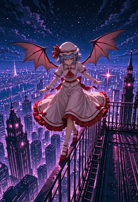 Walking on railing