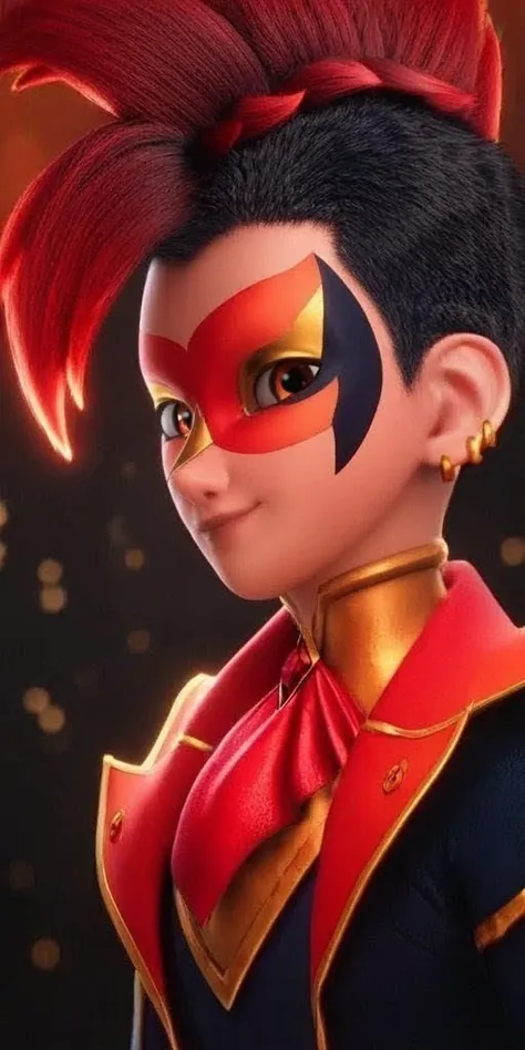 Marc Anciel, Ladybug, Miraculous. Different models and attires.