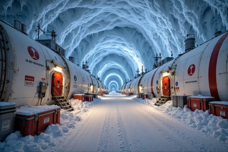 Icy Scientific Outpost
