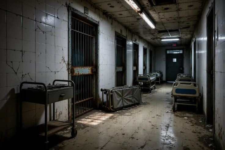 Abandoned Mental Asylum Corridor - Flux (thx 4 arrssenne)