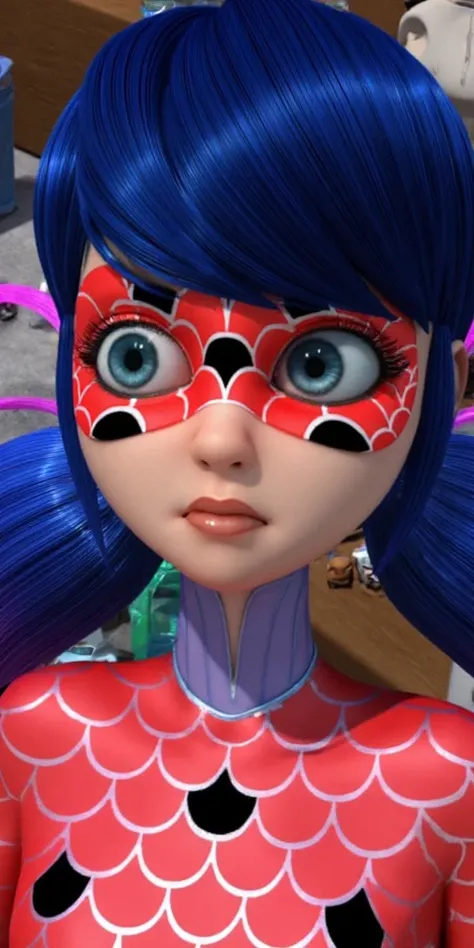 Marinette Dupain-Cheng, Ladybug, Miraculous. Different models and attires.