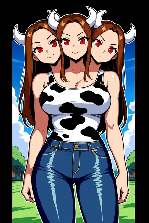 Three heads conjoinment