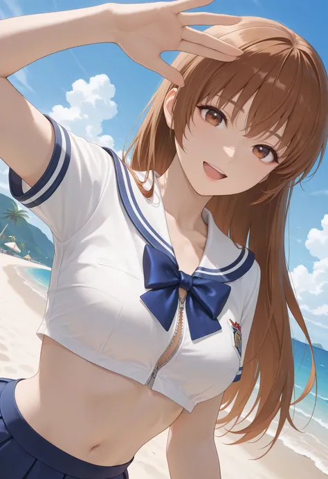 夏空のスクールウェア / Summer sky School wear - DOAXVV Outfit (Illustrious)