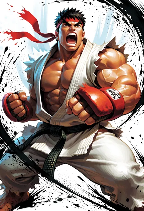 Street Fighter IV Motion line effect