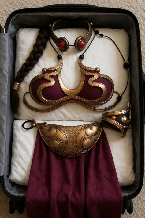 Slavekini, aka Slave Leia Outfit - Clothing [Krea2, Anima, IL, Pony, SDXL]