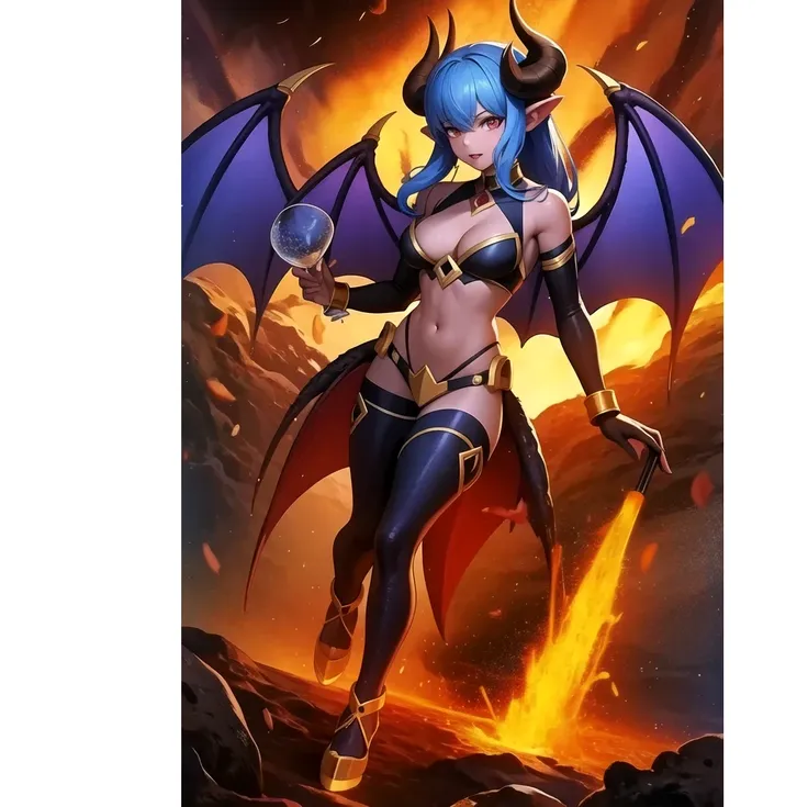 Burning abyss  彼岸 - Yugioh archetype art style v1.0