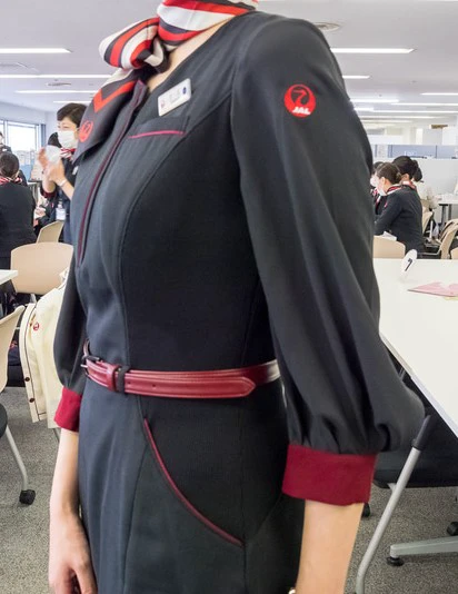 JAL flightattendant uniform