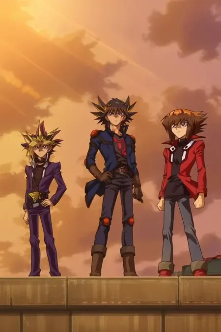 Atem Jaden Yuki  Yusei Fudo - Yu-Gi-Oh Bonds Beyond Time Pony