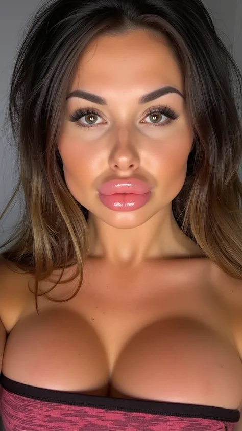 Bimbo lips