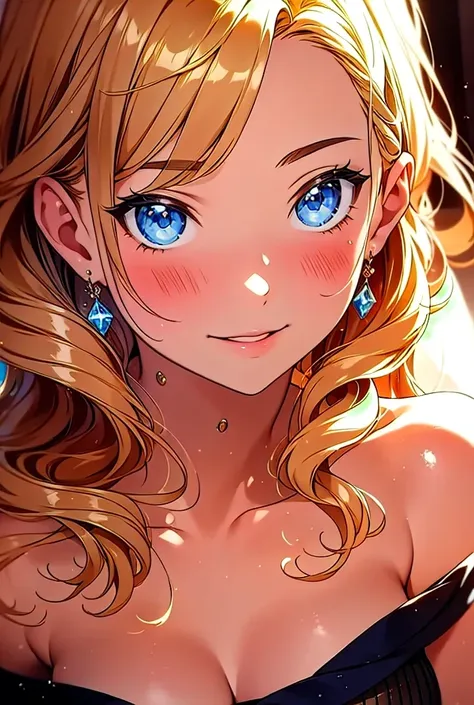 Young wife cute blonde anime mix