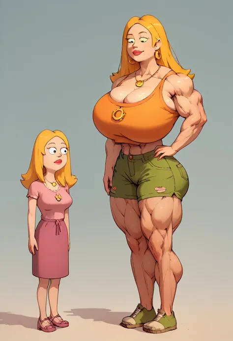 Mini giantess large woman