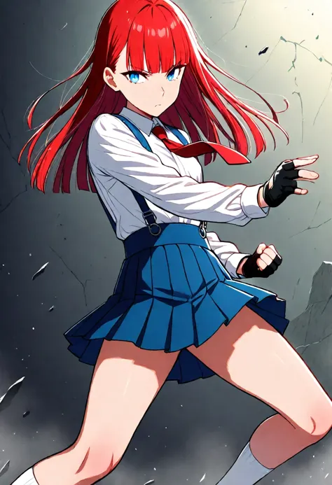 heroine with red hair