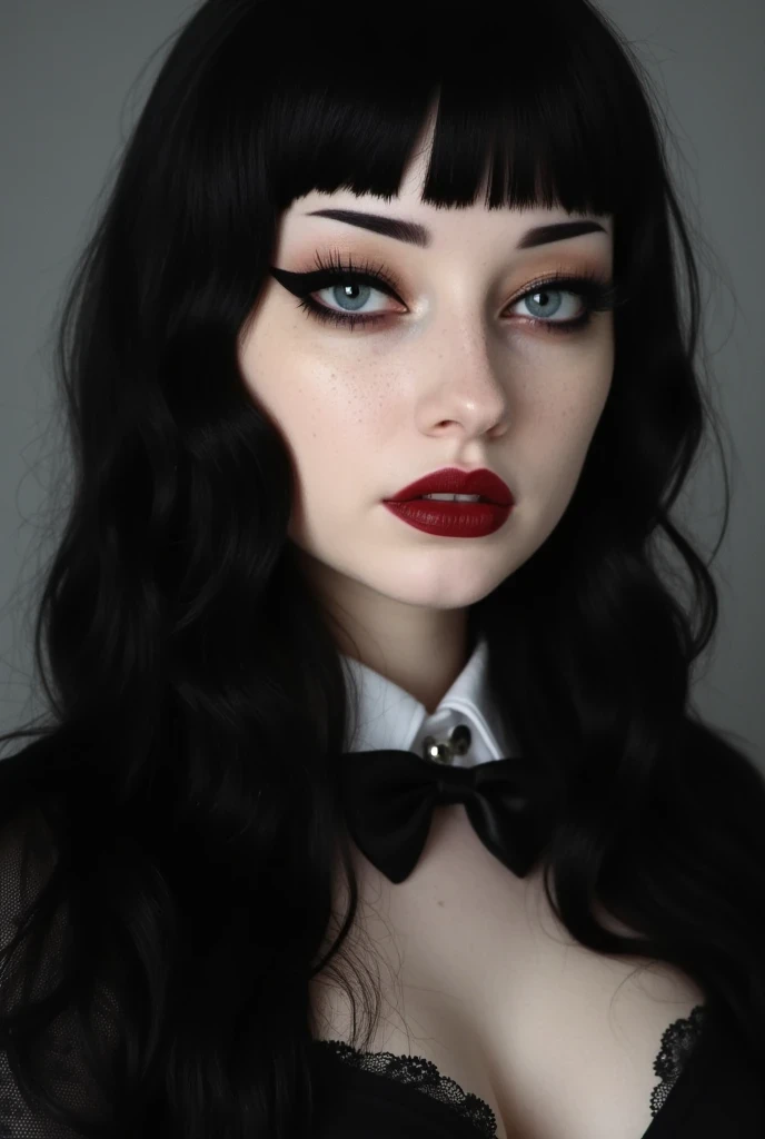 Elisa - sexy gothic girl - woman - alternative girl - makeup -  eyeliner - influencer - instagram