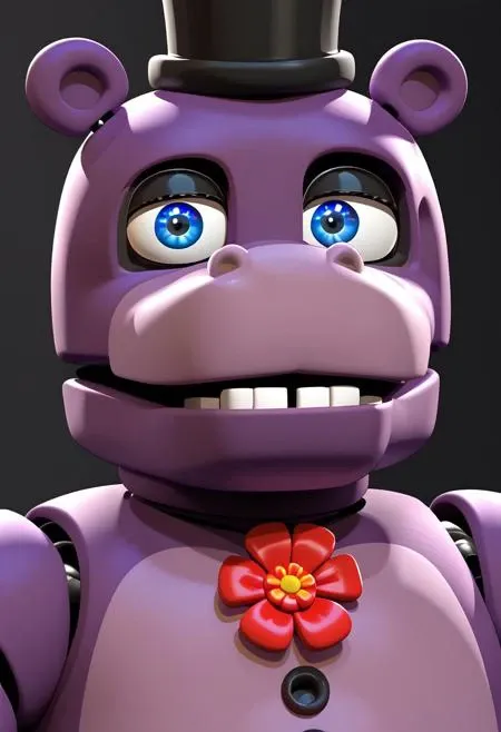 Mr. Hippo - FNAF6 - Five Nights at Freddy.s 6 - Freddy Fazbear.s Pizzeria Simulator - FFPS 1.0