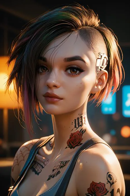 Judy from Cyberpunk 2077