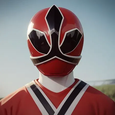 Red Samurai Ranger [ Power Rangers Samurai ] by Leaf