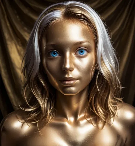 Metallic(Gold/Silver/Bronze) skin/body paint v1.0
