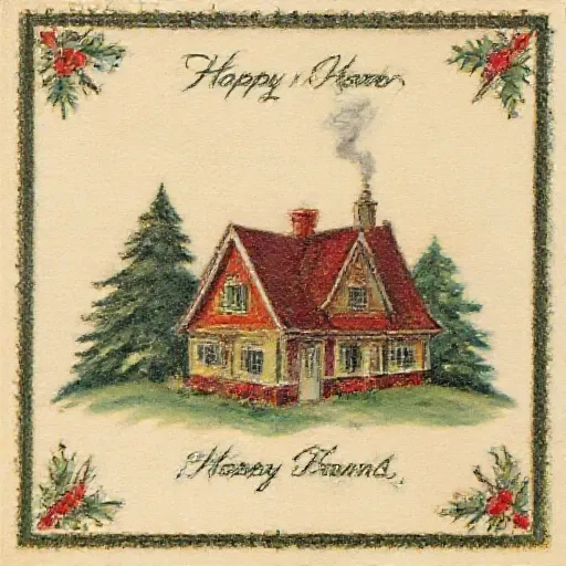 Vintage Christmas Card v1