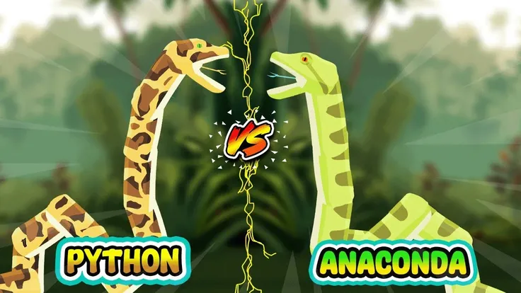exard Wild flash Anaconda vs. Python