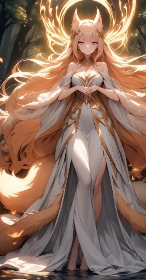 Beauty fox lady