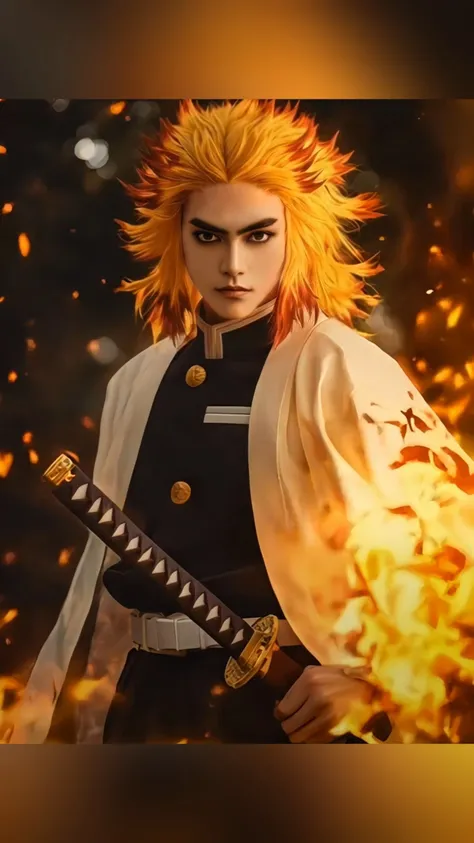 Flame Hashira！From Animation to Action! 🌟⚔