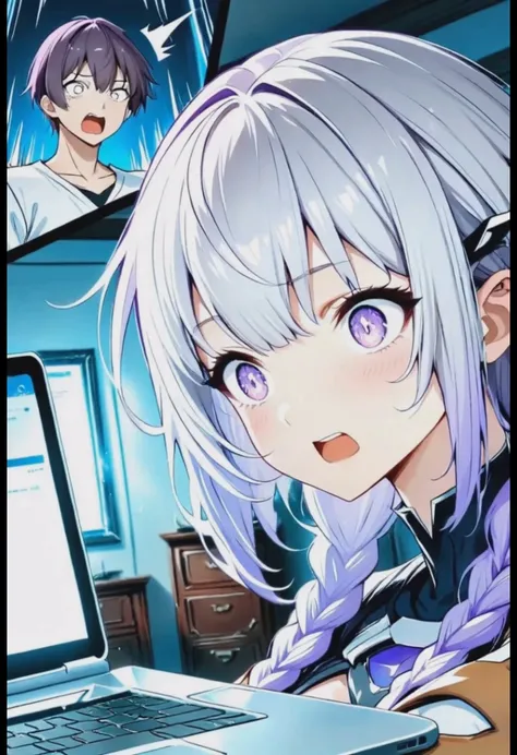 隠れ姫が主役の隠れ星ノートPCのミニアニメドラマ風CM