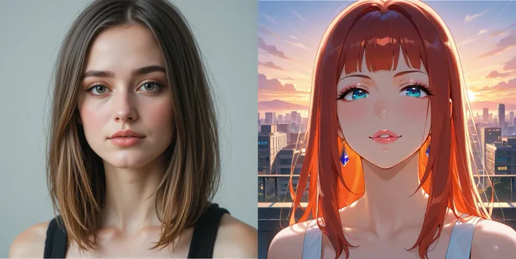Real Face and People to Anime Face