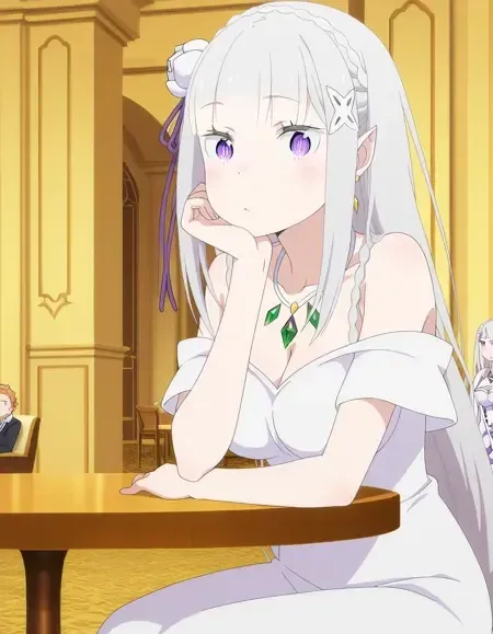 Emilia (エミリア) - Re:Zero (Re：ゼロから始める異世界生活) anime s3