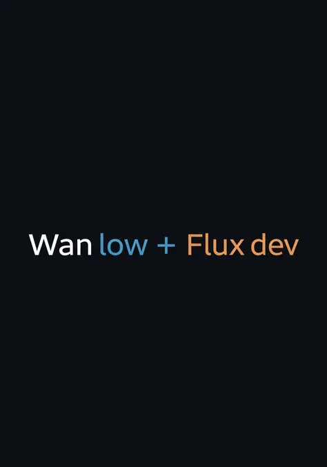 APP Wan + Fluxo de desenvolvimento com Lora