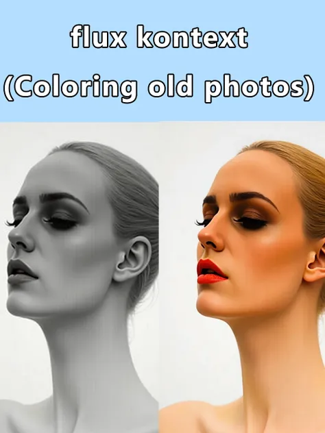 flux kontext(Coloring old photos)
