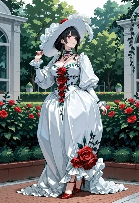 Yuuko Ichihara Rose Garden Dress