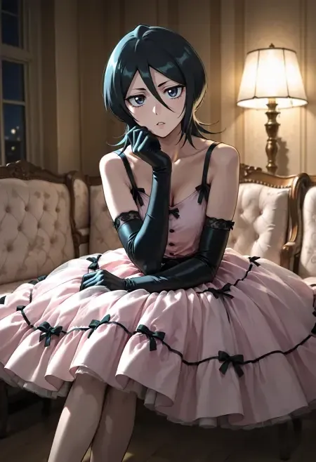Elegant Colorita Dress illust