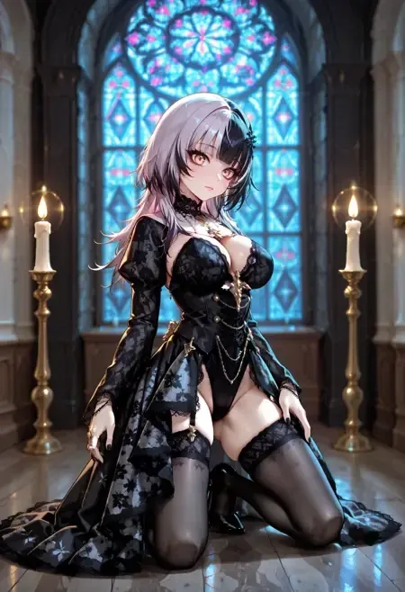 Prayer Leotard & Skirt Set illust